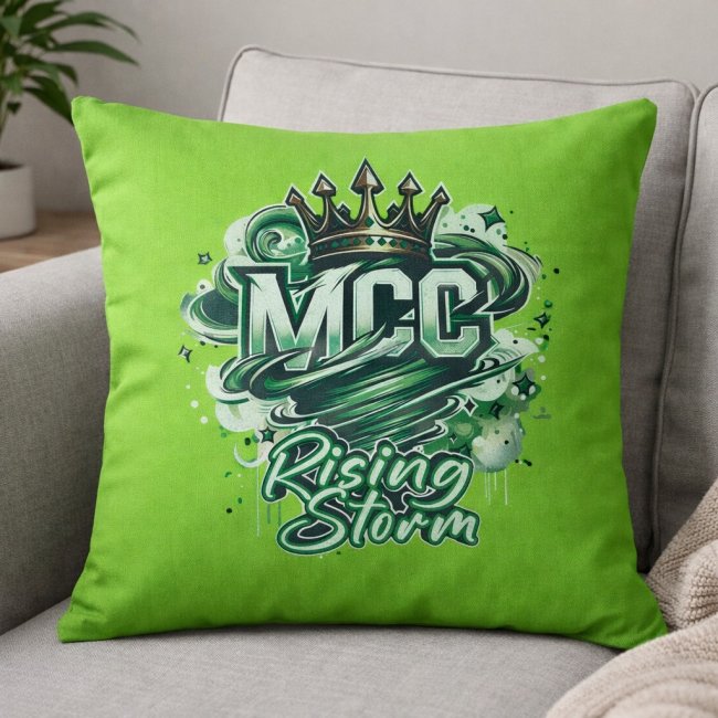 Dekokissen black MCC Design Rising Storm - mit GLITZER